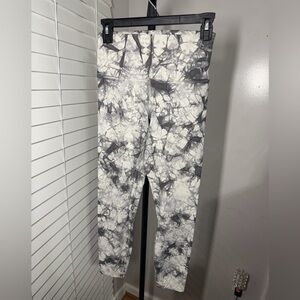 lululemon athletica Gray Marble Print High-Rise Leggings